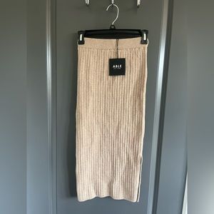 Able NWT- Marlow Sweater skirt